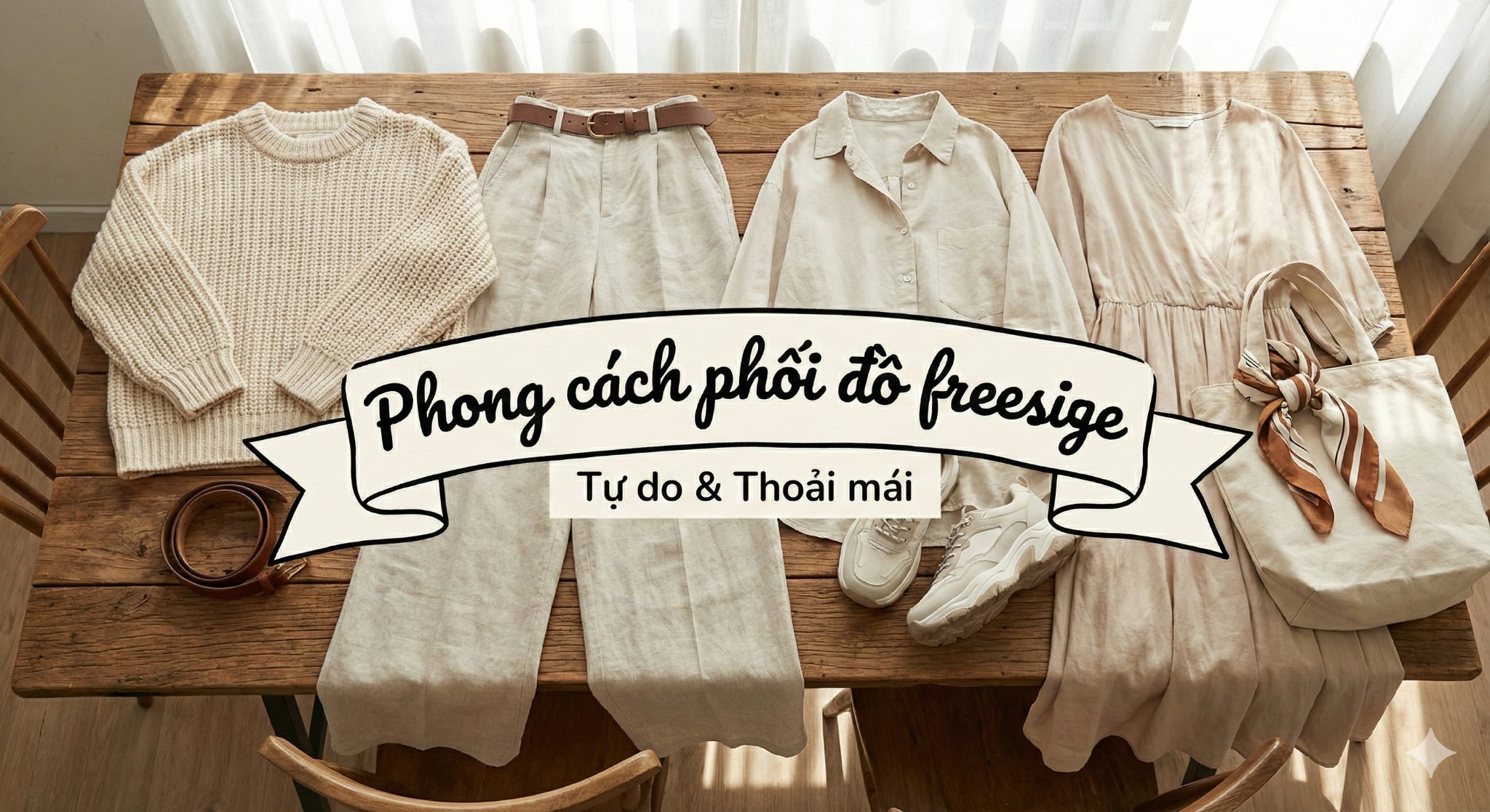 Phong cách phối đồ freesize